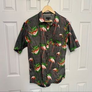 Ocean Current Pink Flamingo Shirt